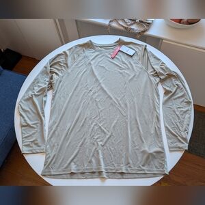 Men's Long-Sleeve Moisture Wicking Tee - Grey